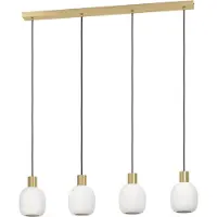 Eglo Manzanares Hanglamp - E27 - 97 cm - Wit|Goud