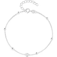 Elenza AMS Elenza 925 Sterling Zilveren Armband met Kristallen Accenten
