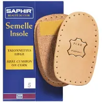 Saphir Talonette hiel hak verhoger leer op kurk - maat 1- 35 - 37, 10 mm dik