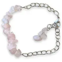 Ruben Robijn Bar armband roze kwarts 1st -