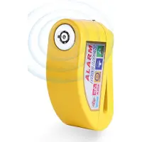 HBS Remschijfslot Met Alarm – 6 Mm - Zwart