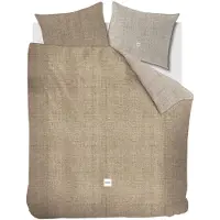 Rivièra Maison Dekbedovertrek Coughton Court Donker zand Katoen-140 x 200 / 220 cm | 1-Persoons