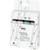 Kreul Puffy Pennenset Chalky Moments 4 stuks