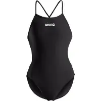 Arena Badpak 'TIE BACK SOLID' zwart / wit
