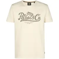 Petrol Industries Shirt donkerbruin / wolwit