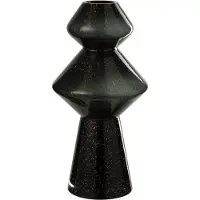 J-Line Vase carol glass black