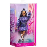 Barbie Deluxe Stijl Pop - Metallic Blauw topje en rok