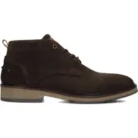 MazzelTov Heren Veterschoenen Sanjay - Bruin - Maat 43