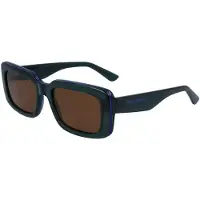 Karl Lagerfeld Zonnebril - - KL6101S - Groene kleur - Blauwe glazen - Trendy stijl