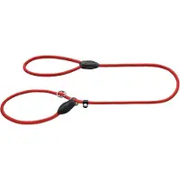 Hunter retrieverlijn met stop freestyle rood 170x0,8 cm - Hondenlijn