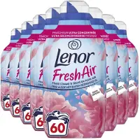 Lenor 8x Wasverzachter Fresh Air Bloesem 60 Wasbeurten 840 Ml