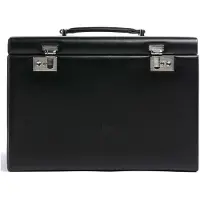 Windrose Sieraden-bewaring 'Merino' zwart