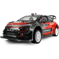 Amewi Hyper Go Citroen C3 WRC Rallye Brushless 1:7 RC auto Elektro Rallywagen 4WD 2,4 GHz Met geluidsfunctie, Met lichteffect