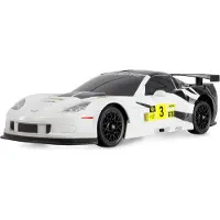 Amewi 1:18 RC auto Elektro Drift Corvette C6.R Drift Car Wit Brushed 4WD RTF 2,4 GHz Incl. accu en laadkabel, Voordeelset