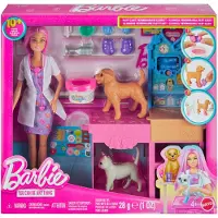 Barbie Careers Snelgips Dierenkliniek - Barbiepop