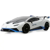 Amewi 1:18 RC auto Elektro Drift Lamborghini Huracan STO Drift Car Wit Brushed 4WD RTR 2,4 GHz Incl. accu en laadkabel, Incl. batterijen, Voordeelset