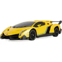 Amewi 1:18 RC auto Elektro Drift Veneno Drift Car Geel Brushed 4WD RTR 2,4 GHz Incl. accu en laadkabel, Voordeelset