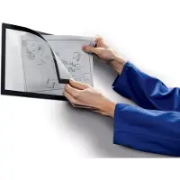 Durable DURAFRAME magneetlijst MAGNETIC PLUS A4, zilver-metallic, 2 stuks