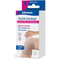Lifemed Elastik-Bandage 3 m x 10 cm hautfarben