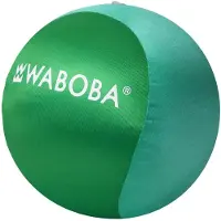 Waboba strandbal XL - Groene opblaasbare bal 14 inch diameter.