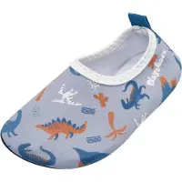 Playshoes Blotevoetsschoen Dino Allover Blauw | Maat: 24/25