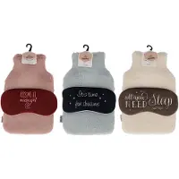 Apollo hot water bag cover + eye mask Wit - 3 stuks