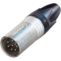 Neutrik NC6MXX XLR-connector Stekker, recht Aantal polen: 6 Zilver 1 stuk(s)