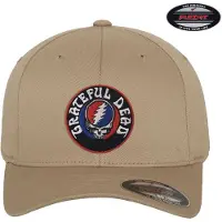 Grateful Dead Cap Patch Flexfit Cap WMX-92-GD9901-CB14 Khaki-L/XL