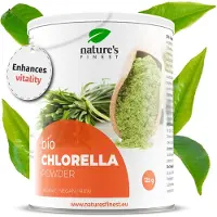 Nutrisslim Chlorellapoeder Bio 125g - 100% Biologisch - Rijk aan chlorofyl en ijzer - Ondersteunt natuurlijke detox, immuunsysteem, energie en vitaliteit - Vegan superfood zonder toevoegingen