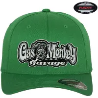 Gas Monkey Garage Flexfit Baseball Cap GMG-92-GMG9902-CB37 Green-L/XL
