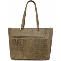 Mosz dames Laptoptas - Viona- Taupe Croco