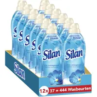 Silan Fris Lentegevoel - Wasverzachter - Zijdezachte Was - Langer Stralende Kleding - Langdurige Frisheid - Voordeelverpakking - 6 x 37 wasbeurten