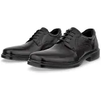 Ecco Veterschoen 'Schnürschuh Herren 500164/01001 Glattleder in schwarz' zwart