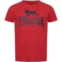 Lonsdale Shirt marine / rood