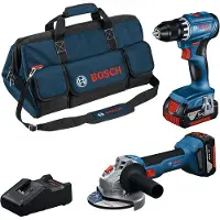 Bosch Gsr 8v-45+gws18v-8+2x4.0ah+bolsa Elektrische Gereedschapset