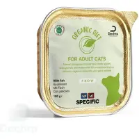 Specific Feline F-bio-w Organic Fisch Box 8x100g Kattenvoer