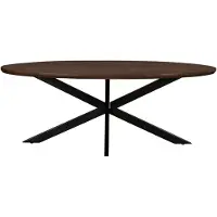 LivingFurn Jesper Oval Brown 240 cm-31034