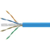 Equip installatiekabel Cat6A, U/UTP, Dca, 305.00 meter, blauw, LSZH