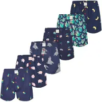 Phil&Co. Boxershorts ' Prints ' gemengde kleuren