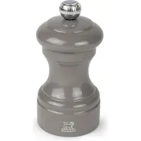 Peugeot Bistro zoutmolen - 10 cm, taupe grijs geschilderd hout