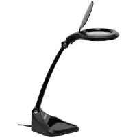 MAUL Iris led loeplamp met voet dimbaar zwart