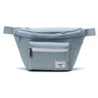Herschel gordeltas Pop Quiz Hip Pack Ashley Blue Crosshatch Lichtblauw