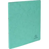 Exacompta ringmap in glanskarton, ft A4, 2 ringen van 1,5 cm, groen - 7 stuks