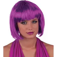 Funny fashion PRUIK SEXY HOLLY ZWART vestelbare maat