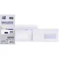 Oxford Enveloppen, DL, 110 x 220 mm, 80 g, zelfklevend.