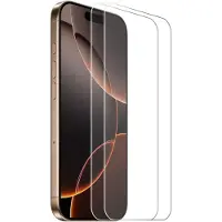 Enkay Screen Protector - Geschikt voor iPhone 18 Pro Max / 17 Pro Max Screen Protector - 9H Tempered Glass Duo-Pack - Transparant