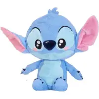 Disney Stitch Super Soft Knuffel Junior 30 cm Pluche Chibi Blauw - Speelgoed Pluche Lilo & Stitch - Stitch Angel Leroy Scrump Plush