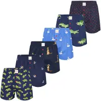 Phil&Co. Boxershorts ' Prints ' gemengde kleuren