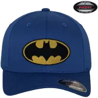 Batman Logo Premium Flexfit Cap Blue-S/M