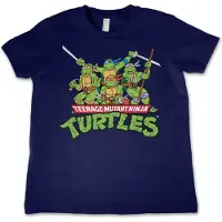 Teenage Mutant Ninja Turtles Teeange Mutant Ninja Turtles Distressed Group Kids T-Shirt Kinder Navy-4 Jahre
